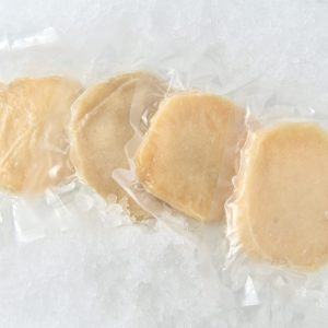 Abalone tenderized steaks in packages