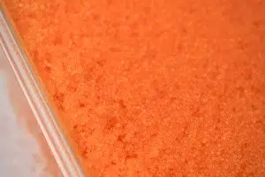 Close up of masago capelin roe