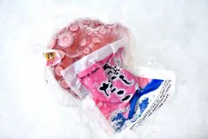 Octopus arm in package