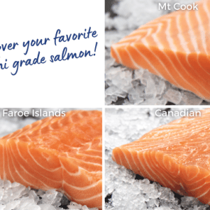 Sushi Grade Salmon Trio